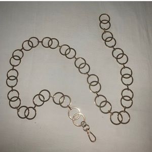 gold hoop belt
